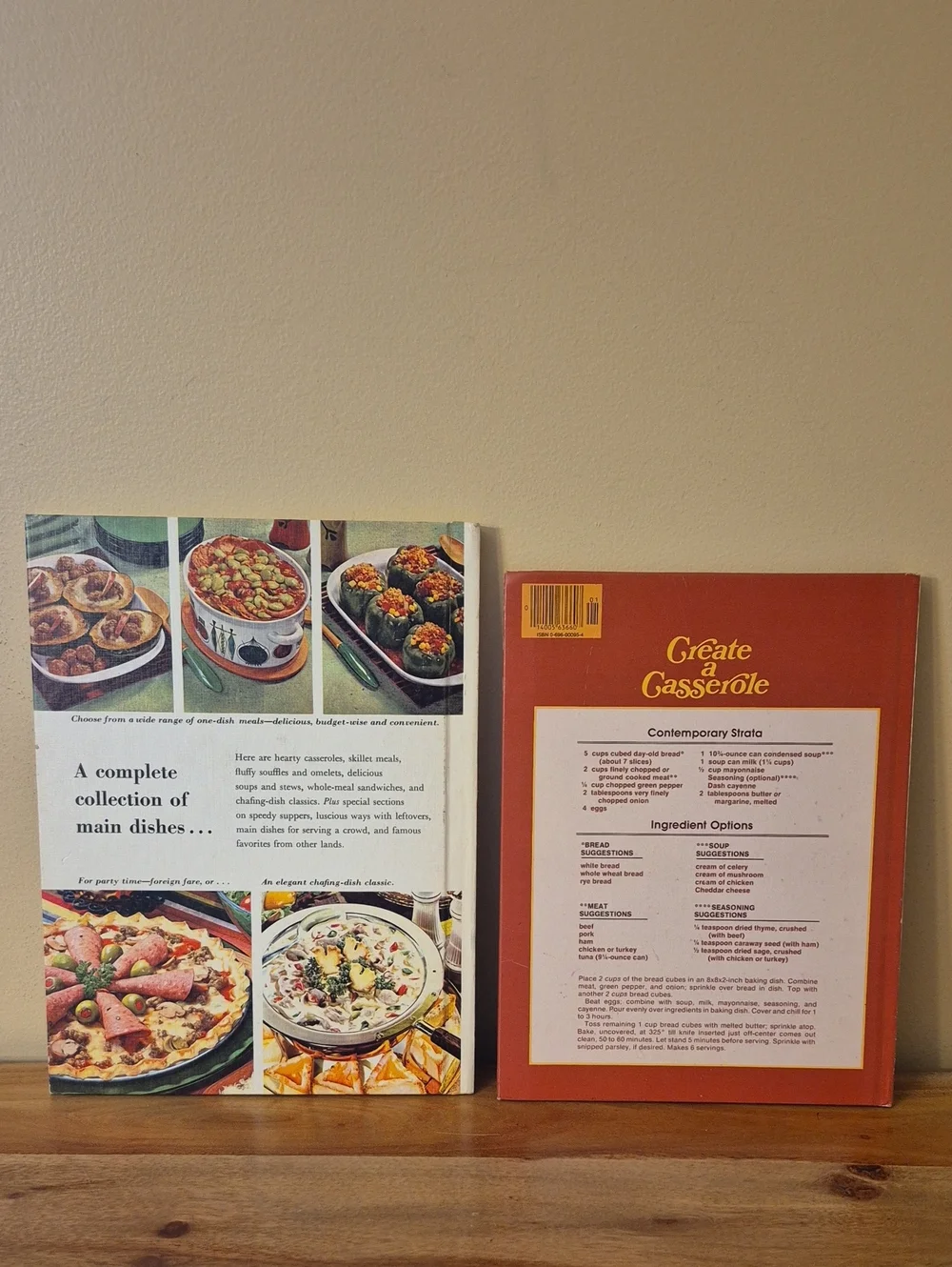 Vintage 1961 & 1977 Better Homes And Gardens Casserole Cookbooks